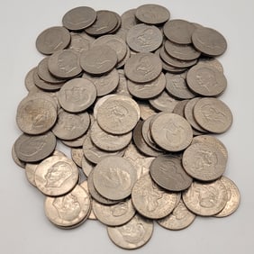 (100) Mixed Date Clad U.S. Eisenhower Dollars