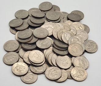 (100) Mixed Date Clad U.S. Eisenhower Dollars