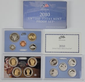 2010 US Mint Proof Set In Box With COA