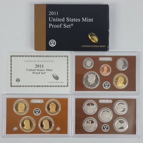 2011 US Mint Proof Set In Box With COA