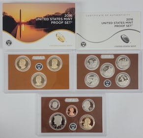 2016 US Mint Proof Set In Box With COA