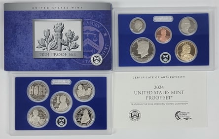 2024 US Mint Proof Set In Box With COA