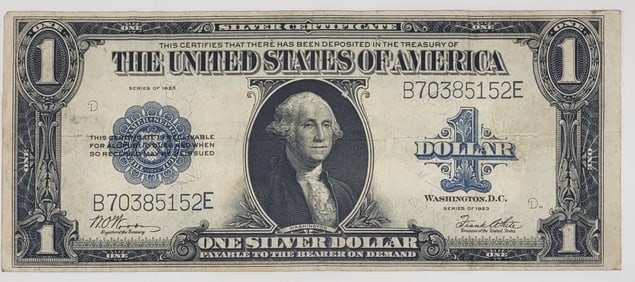 Large Size United States Series Of 1923 $1 Silver Certificate