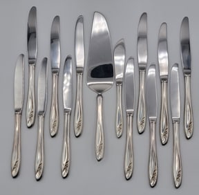 (14) Reed & Barton "Petite Fleur" Sterling Silver Hollow Handle Items