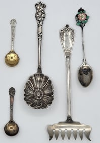 Lot Of 5 Mixed Sterling Silver Flatware Items