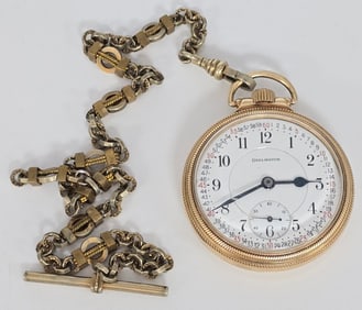 1919 Illinois/Burlington Grade 107 Open Face Pocket Watch