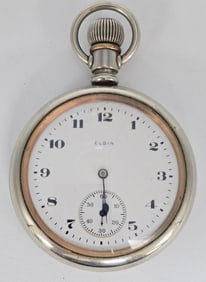 1922 Elgin Grade 313 Open Face Pocket Watch