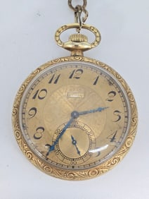 1925 Elgin Grade 303 Open Face Pocket Watch