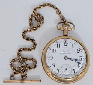 1903 Hamilton 940 Railroad Grade Open Face Pocket Watch