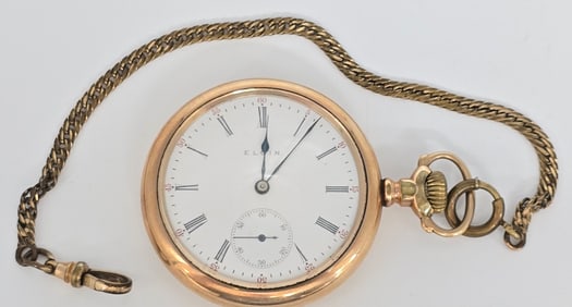 1907 Elgin Grade 312 Open Face Pocket Watch