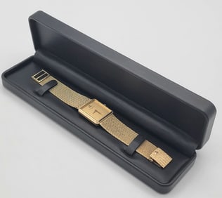 Vintage Baume & Mercier 14K Yellow Gold Case & Band Wristwatch