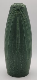 Ephraim Faience Art Pottery Dragonfly Vase