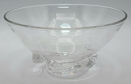 Vintage Steuben Glass Spiral Bowl #8060