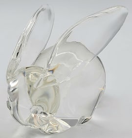 Retired Steuben Glass "Rabbit" Figurine
