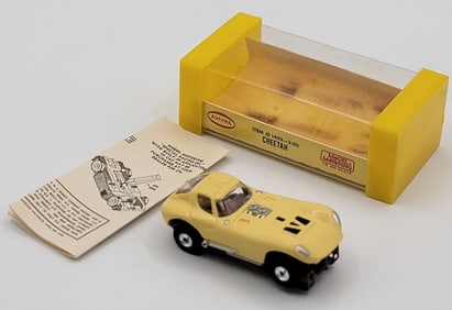 New In Box Aurora T-Jet Yellow Cheetah HO Scale Slot Car #1403