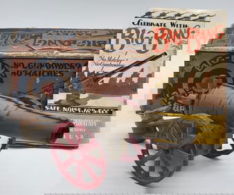 Vintage Conestoga Big-Bang Cast Iron Light Field Cannon In Box