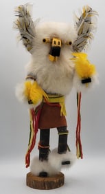 Vintage Native American "Owl" Kachina Doll Signed R. Lee