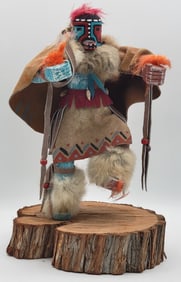 Vintage Native American "Hototo" Kachina Doll Signed Virginia Begay
