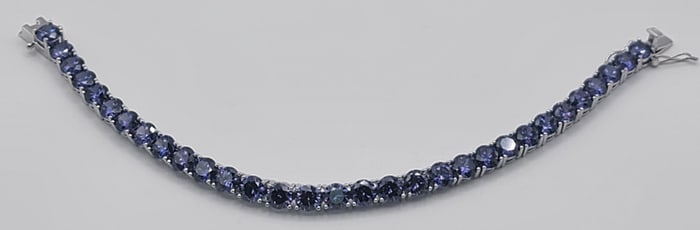 Sterling Silver Bella Luce Esotica Tanzanite Simulant Bracelet