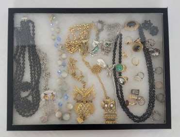 Case Of Mixed Vintage Costume Jewelry