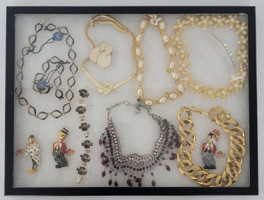 Case Of Mixed Vintage Costume Jewelry
