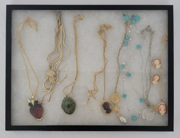 Case Of Mixed Vintage Costume Jewelry