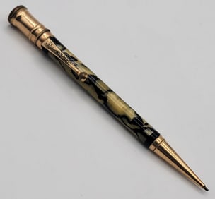 1920's Parker Duofold Pearl & Black Mechanical Pencil