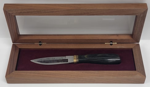 1990's Buck Harley-Davidson Shovelhead Limited Edition Fixed Blade Knife