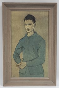Vintage Pablo Picasso "Blue Boy" Framed Print