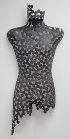 Male Torso Abstract Metal Wall Art