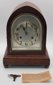 Circa 1910 Junghans Lancet Style Mantel Clock