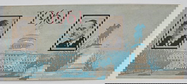 January 20, 1961 John F. Kennedy Presidential Inauguration Full Ticket