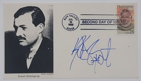 Author Kurt Vonnegut Jr. Autographed Postal Cover