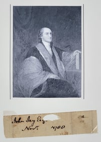 1788 John Jay United States Founding Father Cut Signature