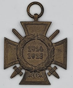 WW1 German Hindenburg Cross Of The World War 1914/1918