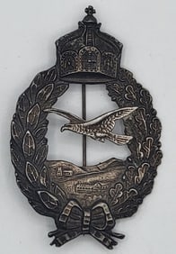 Late WW1 Imperial German Retired Pilot Badge