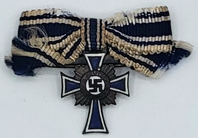 1938 WWII German Cross Of Honour Of The German Mother With Ribbon