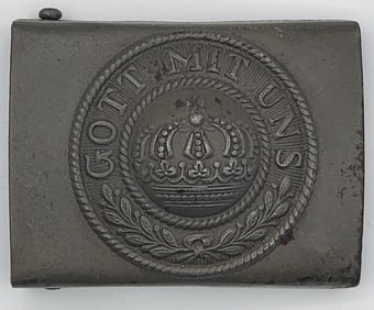 WWI Imperial Germany Army "Gott Mit Uns" Steel Belt Buckle