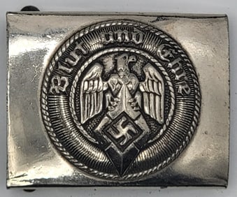 WWII German Hitler Youth Belt Buckle RZM 4/23