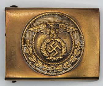 WWII German SA (Stormtroopers) Brass Belt Buckle