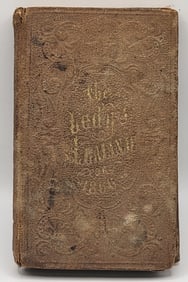 Lady's Almanac For 1866 Hard Cover Book