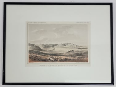 1860 "Entrance To Bitter Root Mountains, By Lou Lou Fork" Pacific Railroad Survey Print