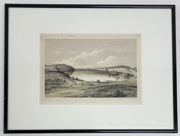 1855 "Pike Lake" Pacific Railroad Survey Print