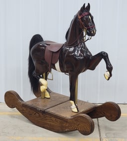 Rocking Horse Handcrafted By Tom Lovell
