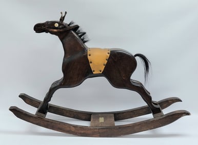 Wood Rocking Horse