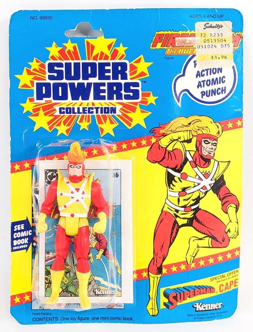 Vintage Kenner Super Powers Collection Superman Firestorm Figure NIP