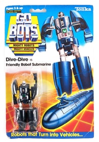 Vintage Tonka Go Bots Mighty Robot Vehicles - Dive-Dive #15 NIP