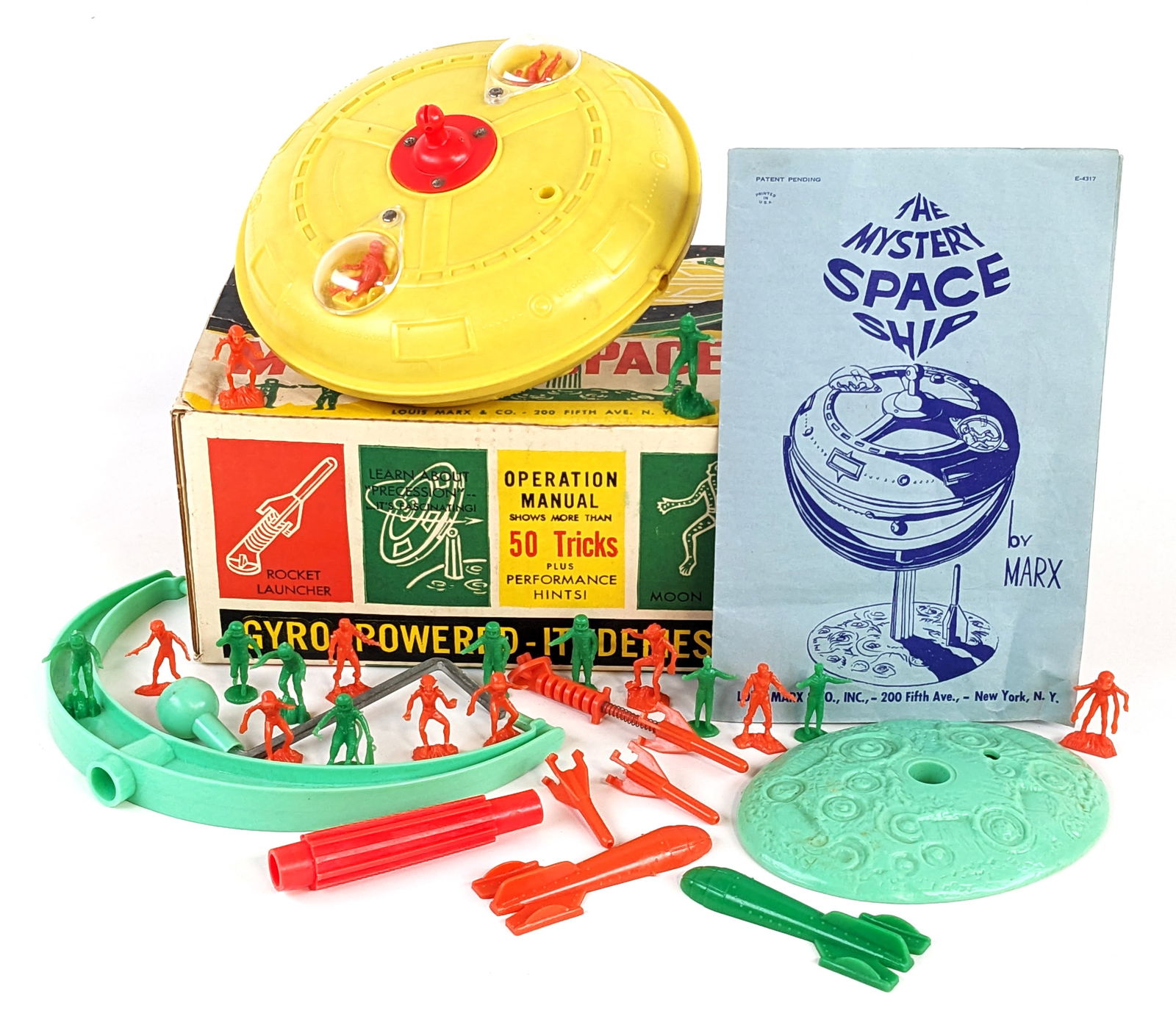 Vintage Marx Mystery Space Ship w/ Box (1 of 12)