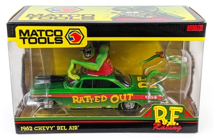 1/25 Ertl Matco Tools Ed Roth Rat Fink 1962 Chevy Bel Air Die-Cast Car