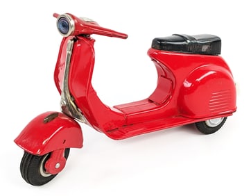 Bandai Tin Friction Vespa Scooter